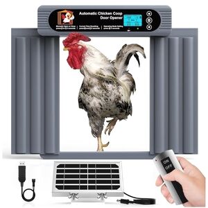 Automatic Chicken Coop Door Opener with Remote